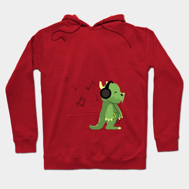 Dinosaur and Jams Hoodie by Hail Sky